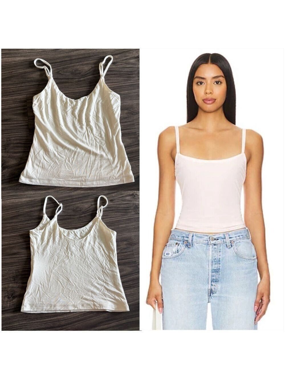 Lovers + Friends Womens Ivory Cream Camisole Top XS